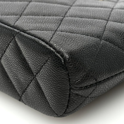 Chanel Caviar Quilted Classic Clutch With Chain Black 10 of 11