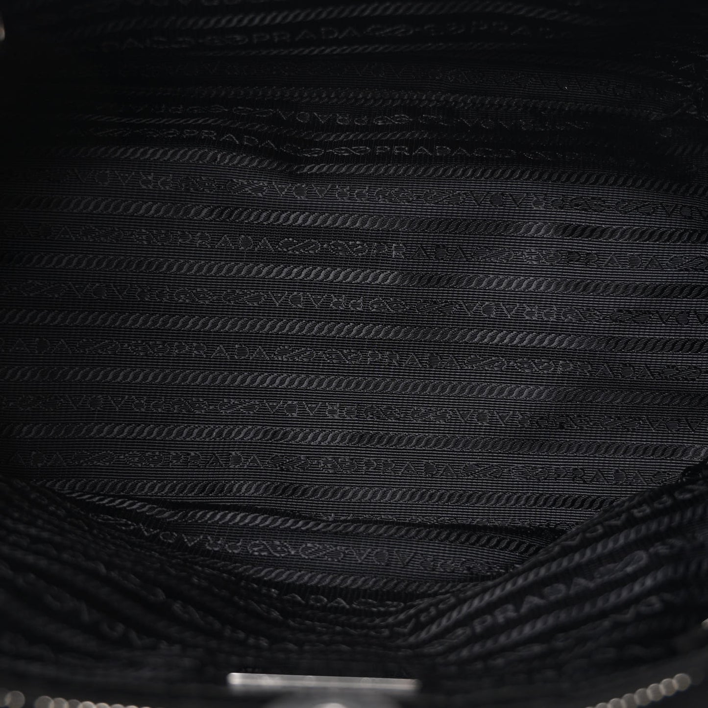 Nylon Tessuto Impuntu Quilted Tote Black
