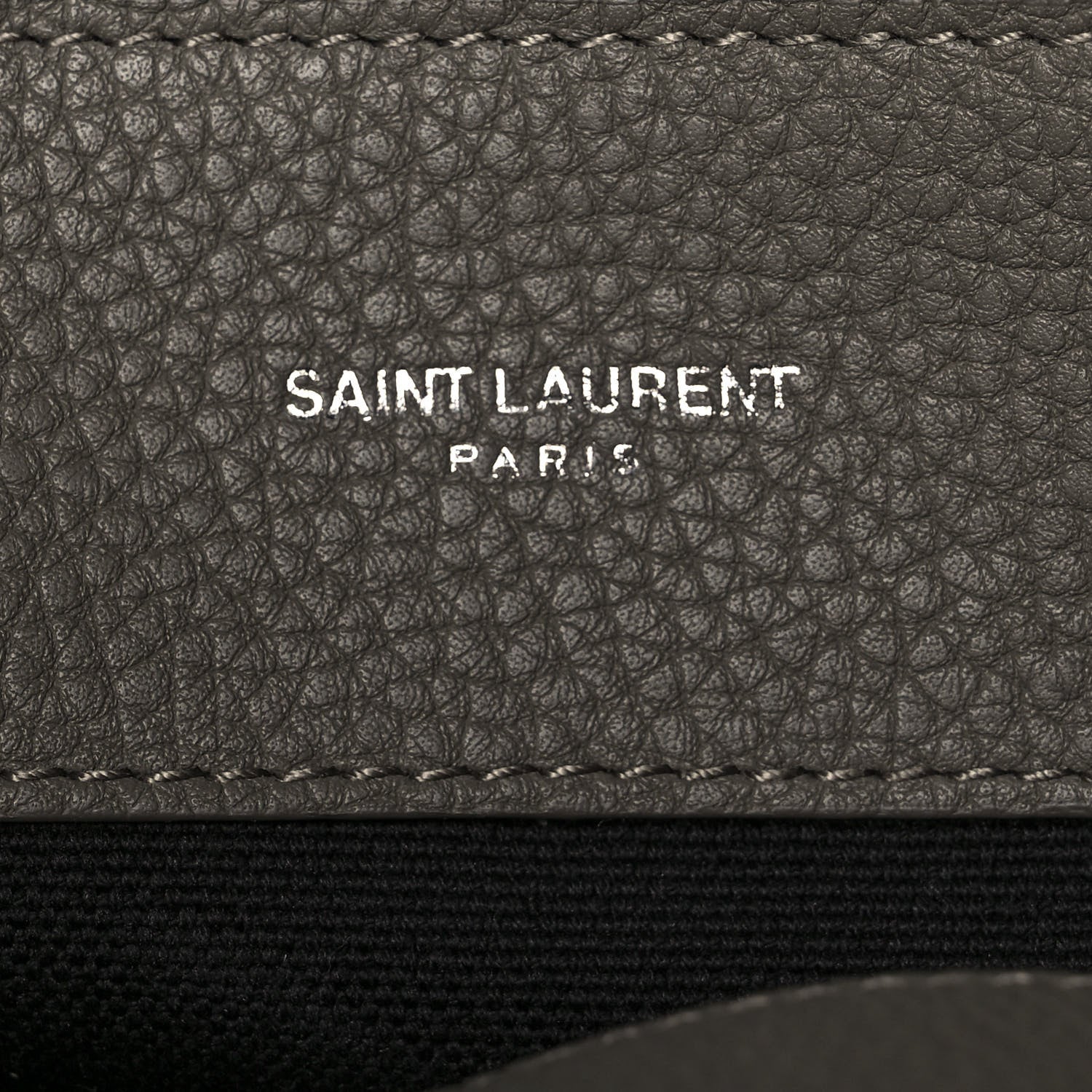 Saint Laurent Grained Calfskin Small Supple Sac De Jour Kaki Militaire 7 of 10