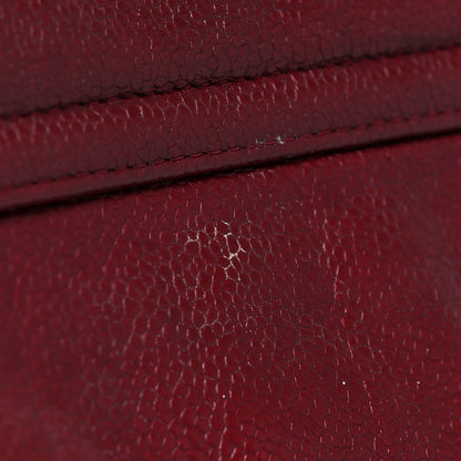 Chanel Caviar Half Moon Wallet On Chain WOC Burgundy 8 of 8