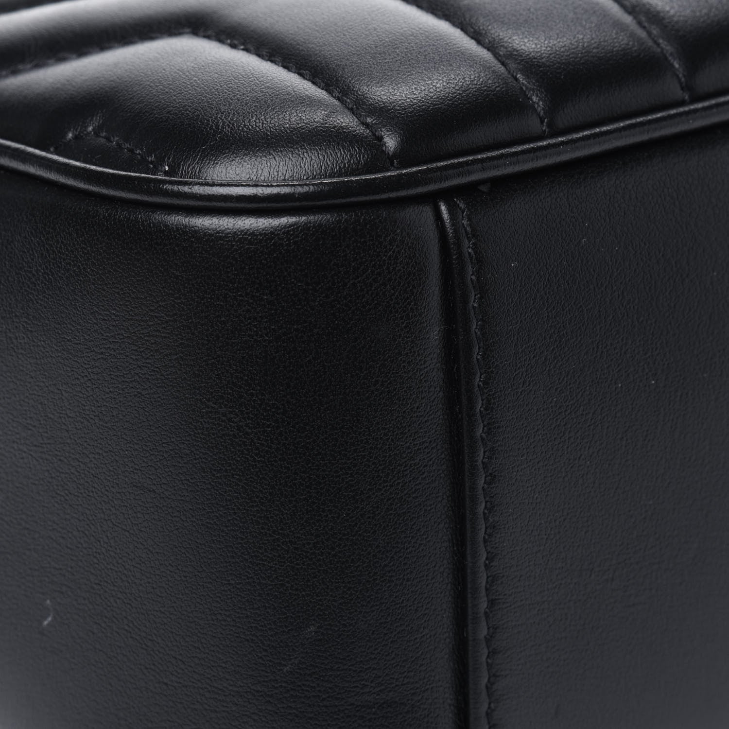Saint Laurent Calfskin Matelasse Joan Camera Bag Black 7 of 14