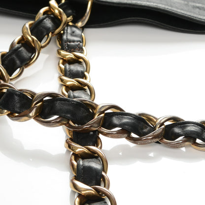 Chanel Lambskin CC Tote Black 14 of 14