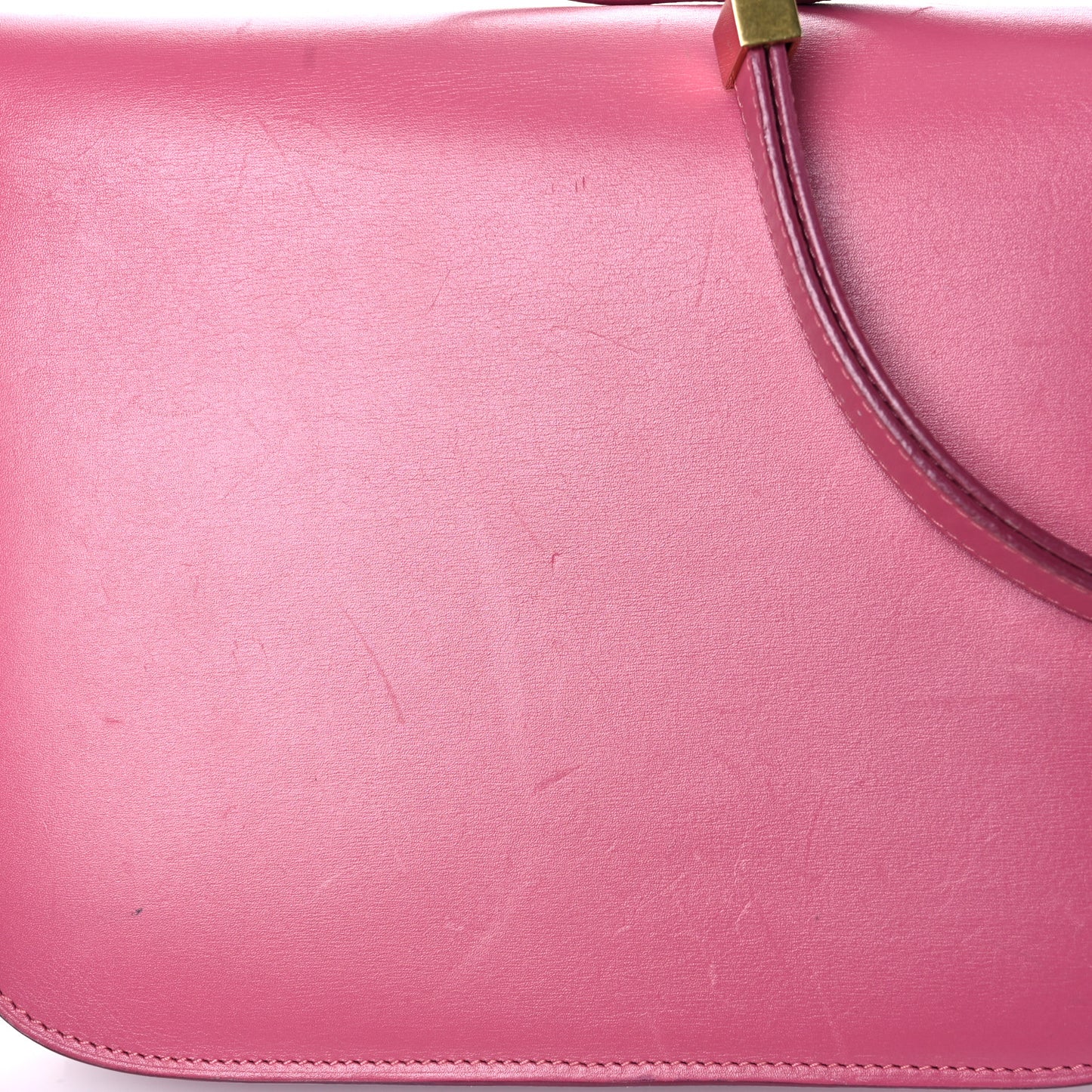 Smooth Calfskin Medium Classic Box Flap Bag Pink