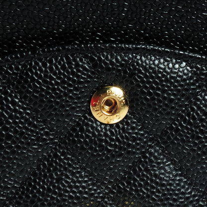 Chanel Caviar Quilted Medium Double Flap Black 10 of 10