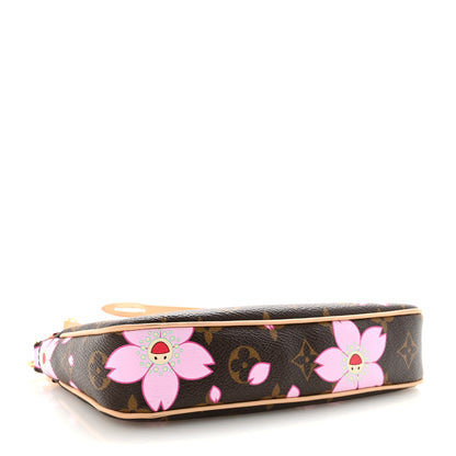 Louis Vuitton LV X TM Monogram Pochette Accessories Sakura Brown 4 of 10