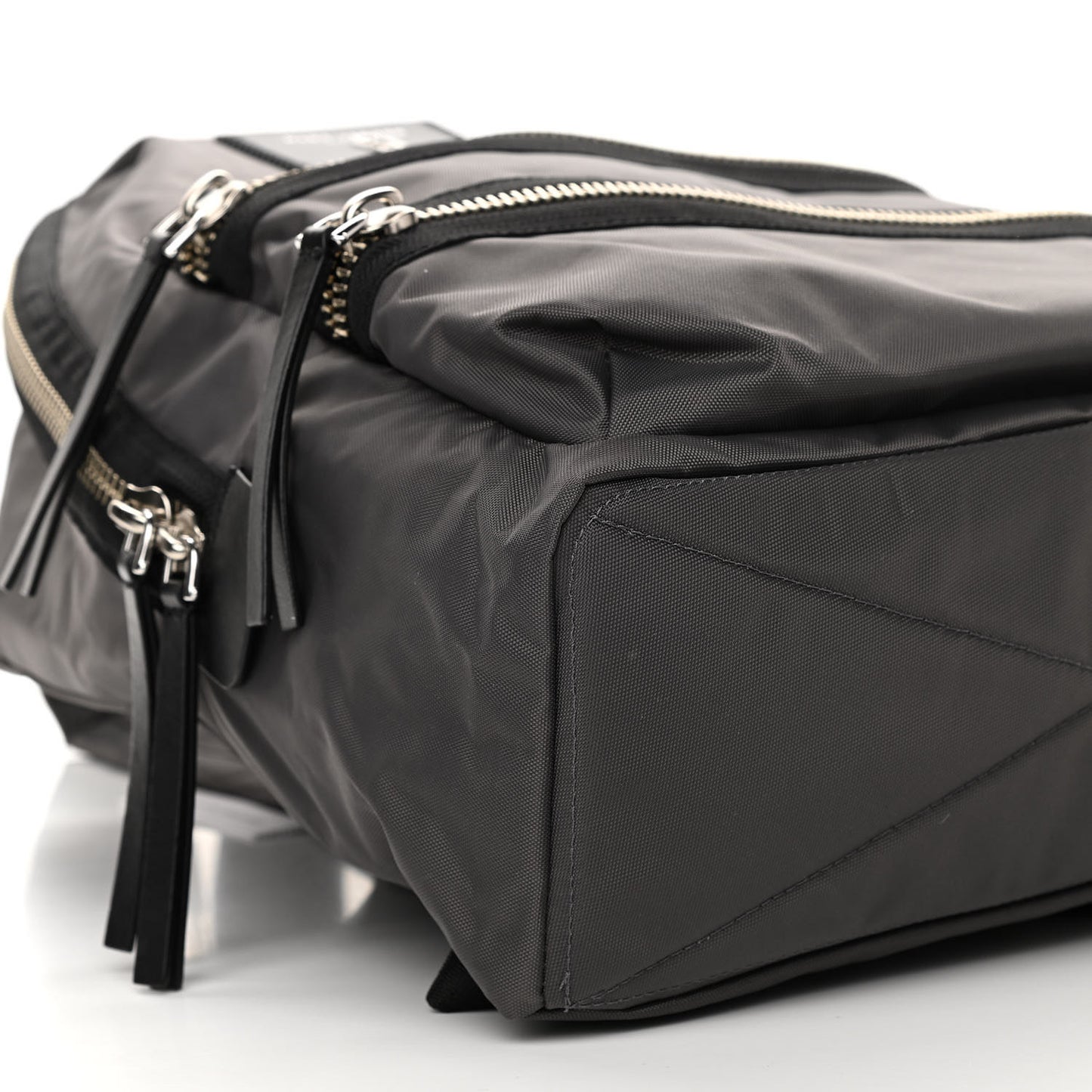 Nylon Biker Backpack Black