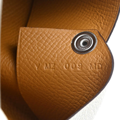 Hermes Epsom Verso Calvi Card Case Nata Sesame 7 of 8