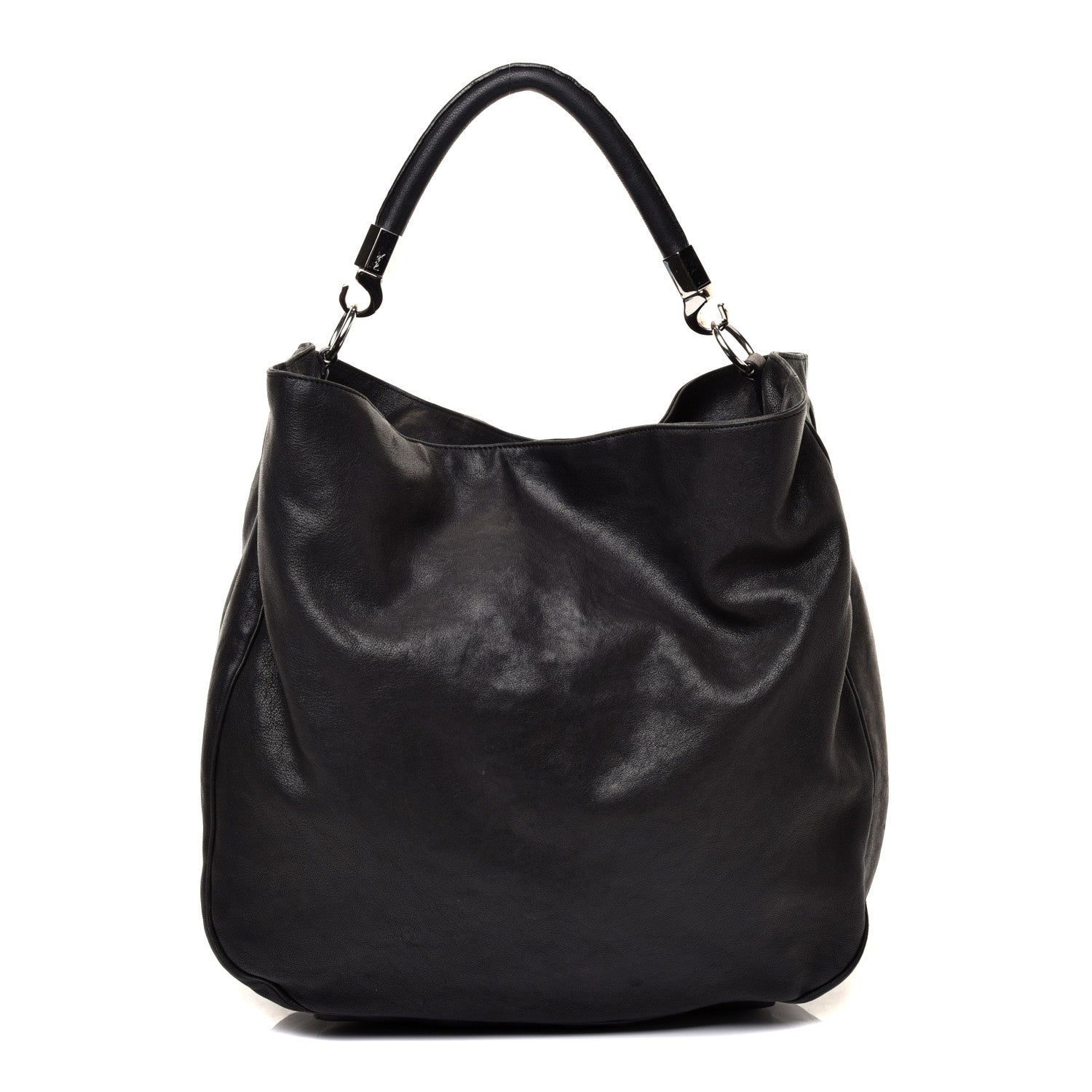 Saint Laurent Sheepskin Large Roady Hobo Black 1 of 9
