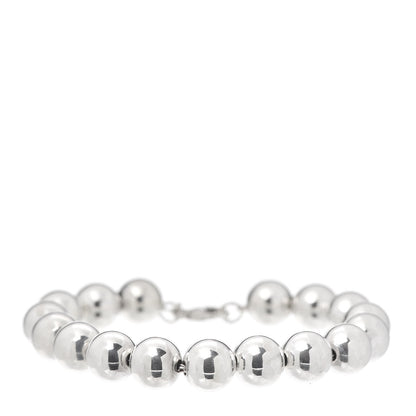 Tiffany Sterling Silver 10mm HardWear Ball Bracelet 1 of 6
