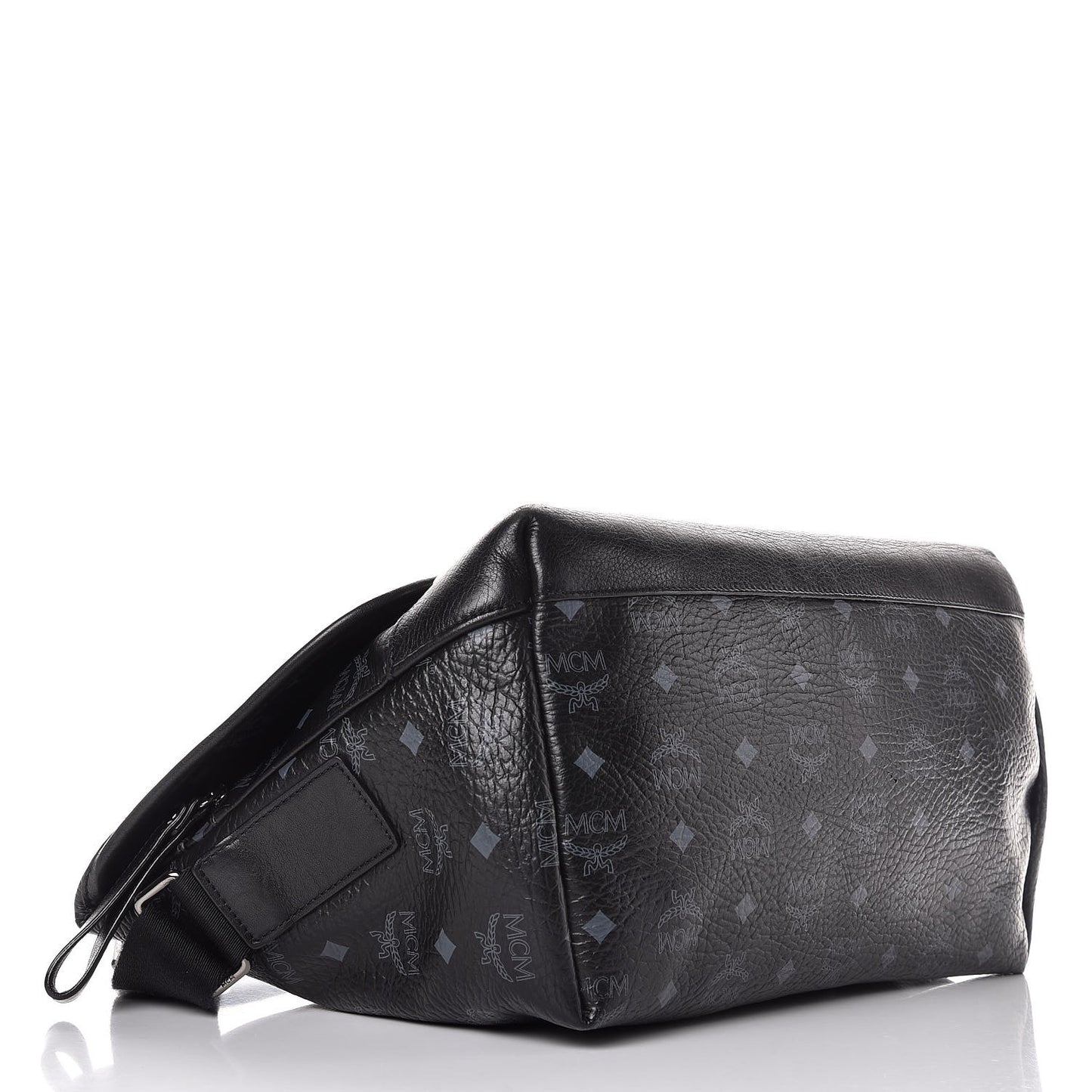 Visetos Studded Messenger Black