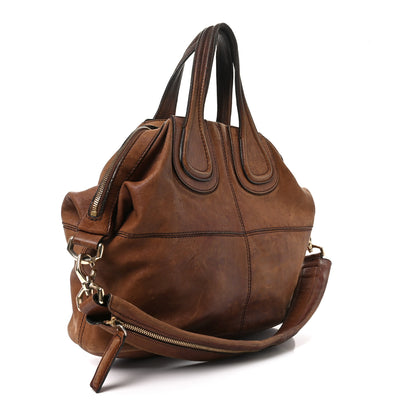 Givenchy Wrinkled Lambskin Medium Nightingale Tan 3 of 10