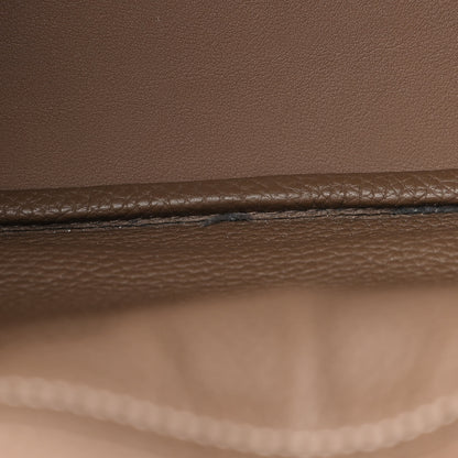 Hermes Taurillon Clemence Lindy 30 Etoupe 10 of 11
