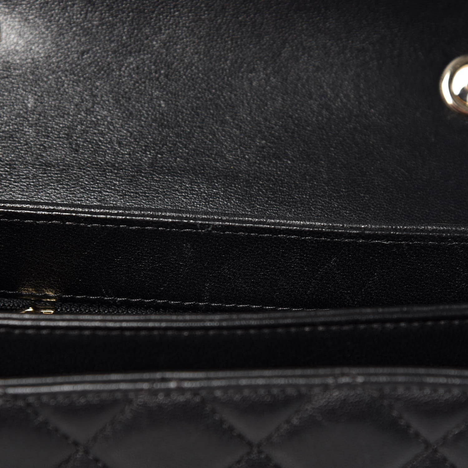 Chanel Sheepskin Quilted Beauty Lock Flap Black 9 of 13