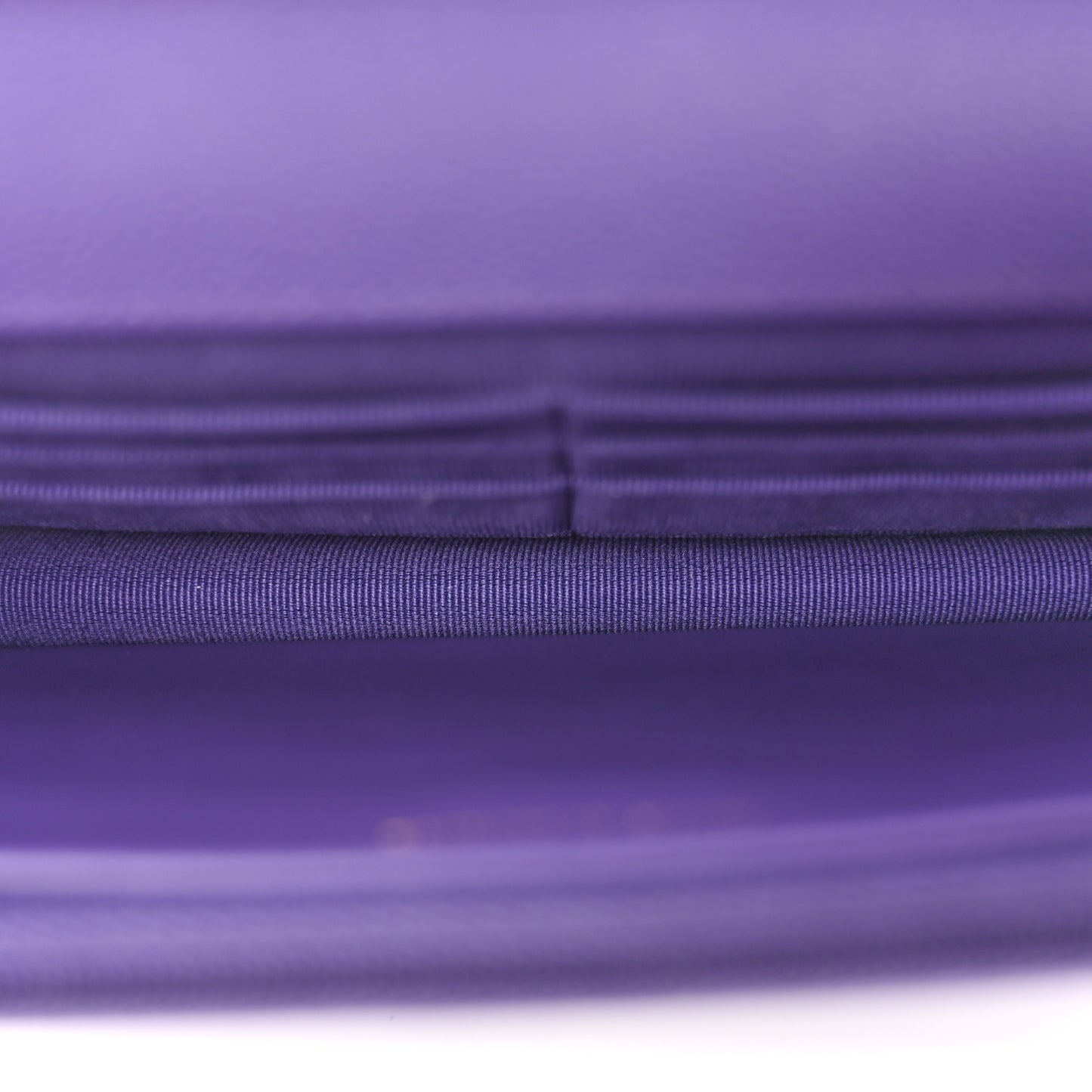Caviar Quilted Wallet On Chain WOC Purple