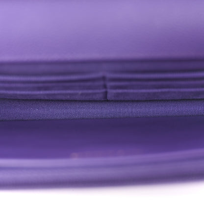 Chanel Caviar Quilted Wallet On Chain WOC Purple 5 of 12