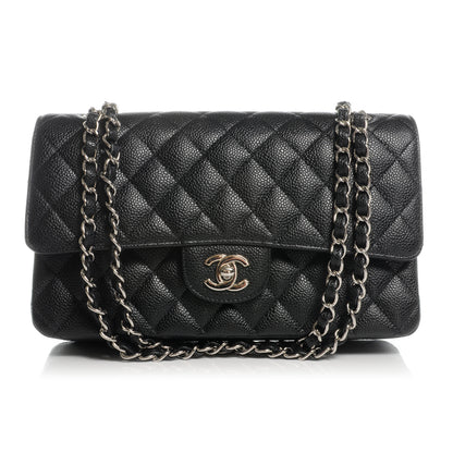 Chanel Caviar Quilted Medium Double Flap Black 1 of 11