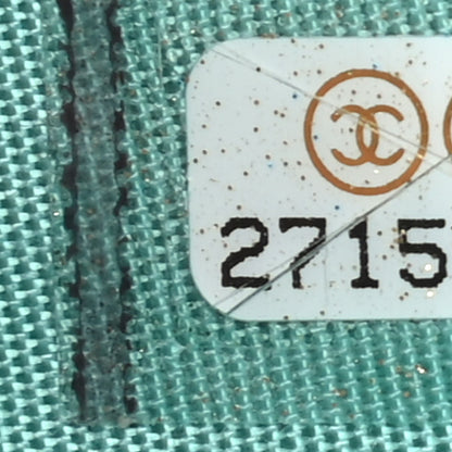 Chanel Caviar Quilted Small Boy Flap Wallet Light Blue 8 of 8