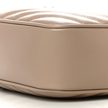 Saint Laurent Calfskin Matelasse Monogram Lou Camera Bag Dark Latte 9 of 10