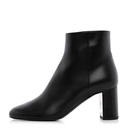 Saint Laurent Nappa Vendome Loulou Ankle Zip Boot 39 Black 1 of 8