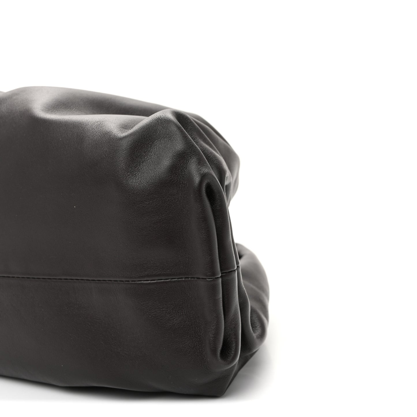 Smooth Butter Calf The Pouch Oversized Clutch  Fondant