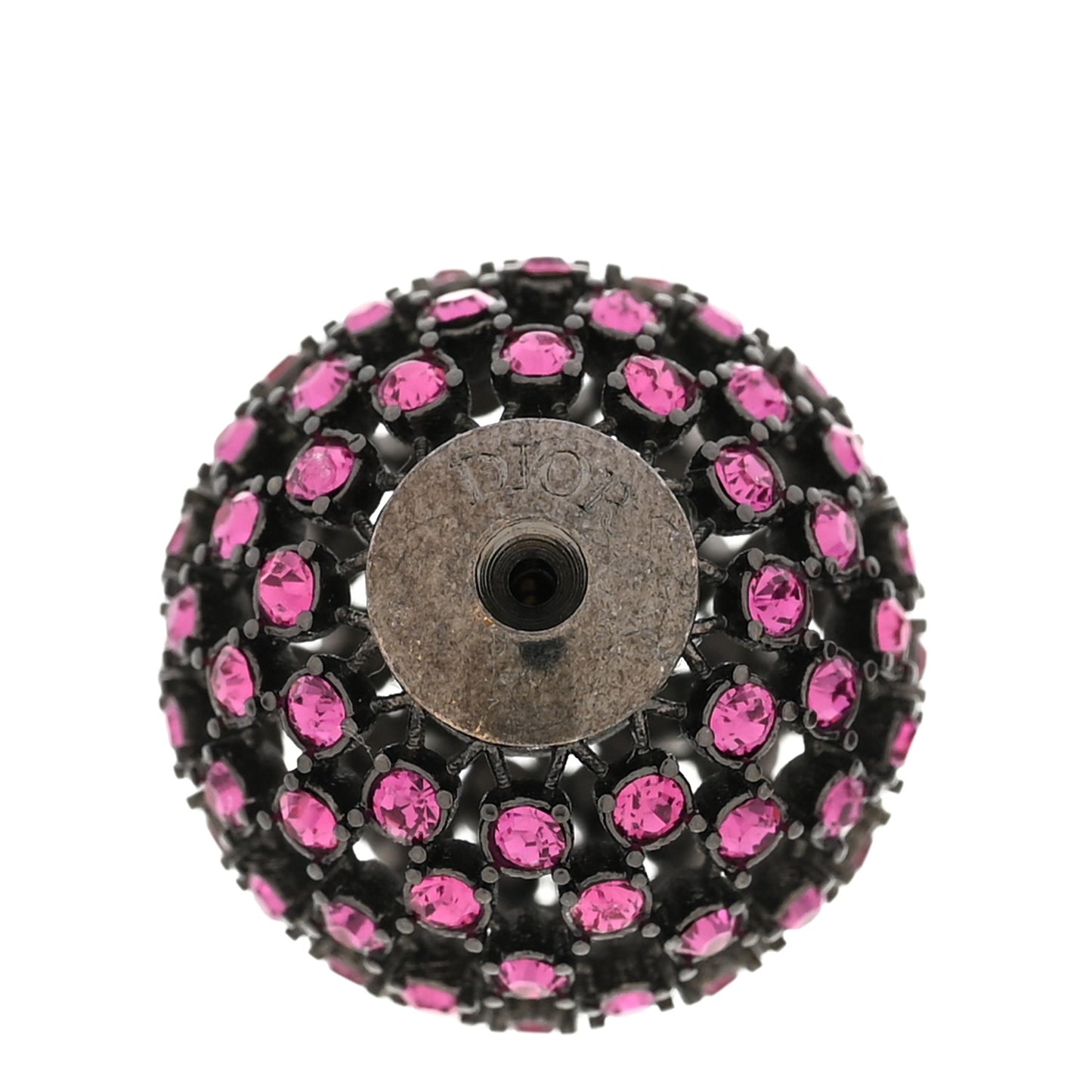 Crystal Pearl Mise En Dior Tribales Earrings Black Pink