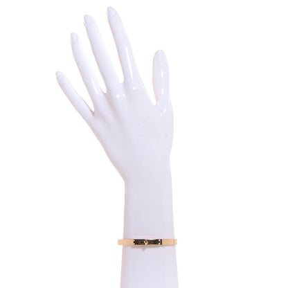 Hermes 18K Yellow Gold Diamond PM Kelly Bracelet SH 2 of 7