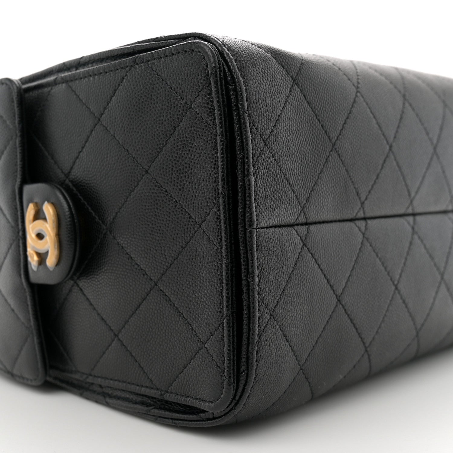 Chanel Caviar Quilted Small Chanel 25 Handbag Black 9 of 10