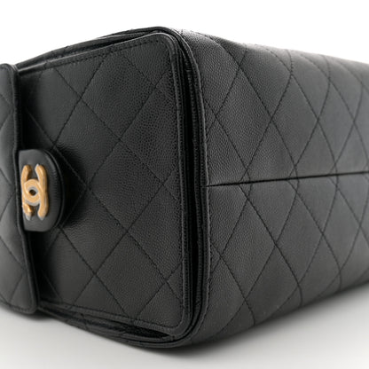 Chanel Caviar Quilted Small Chanel 25 Handbag Black 9 of 10