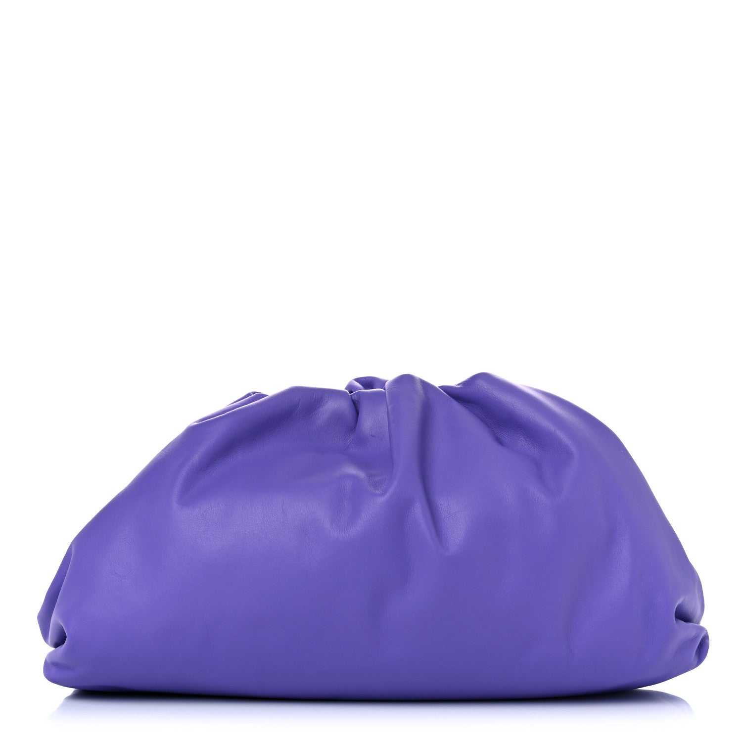 Bottega Veneta Smooth Butter Calf The Pouch Oversized Clutch Purple 1 of 9