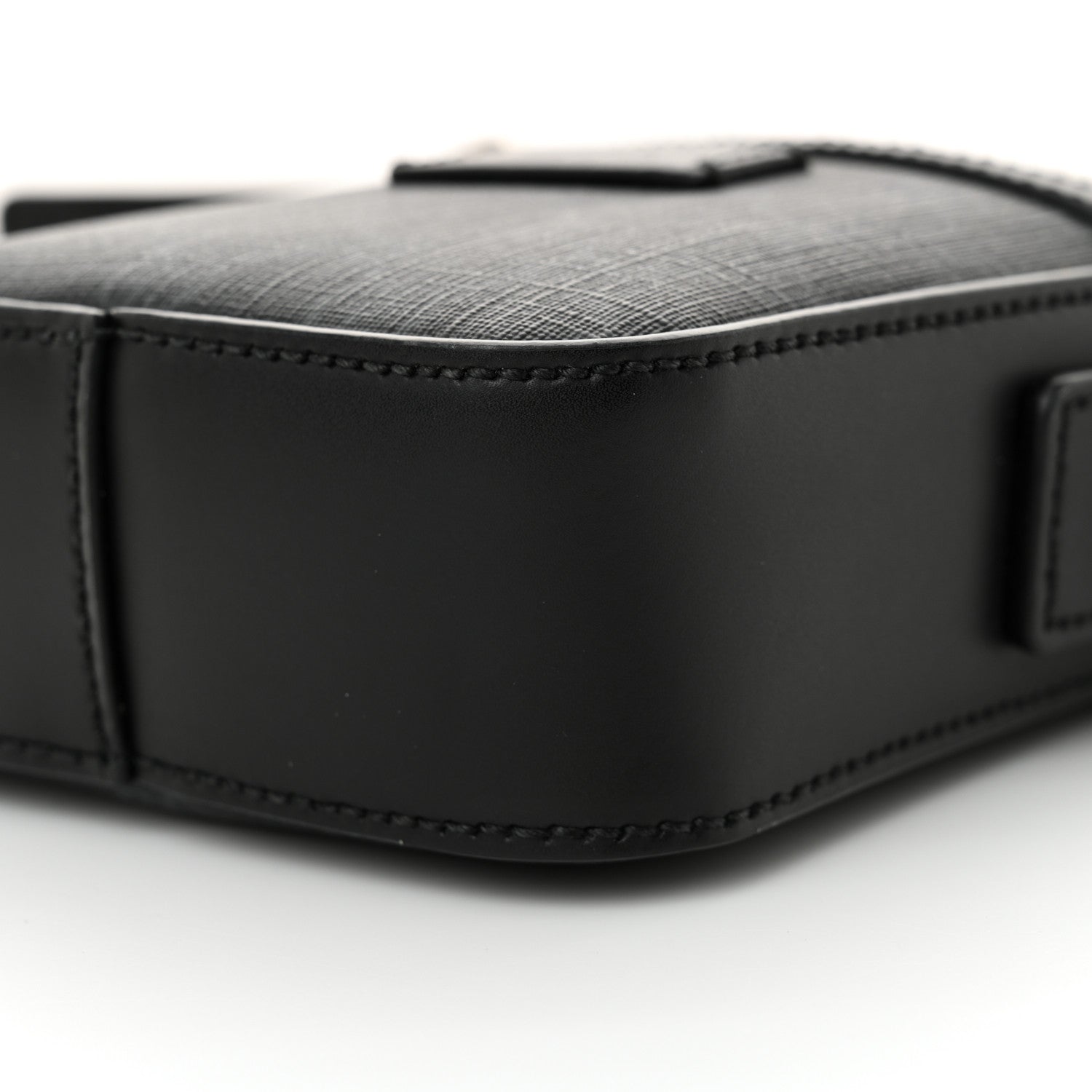 Gucci GG Supreme Monogram Appia Calfskin Web Small Camera Messenger Bag Black Grey 10 of 10