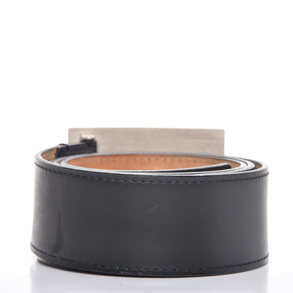 Louis Vuitton Calfskin Jeans Belt 100 40 Black 3 of 11