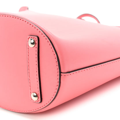 Burberry Supple Calfskin Small Bucket Bag Bright Coral Pink 10 of 11
