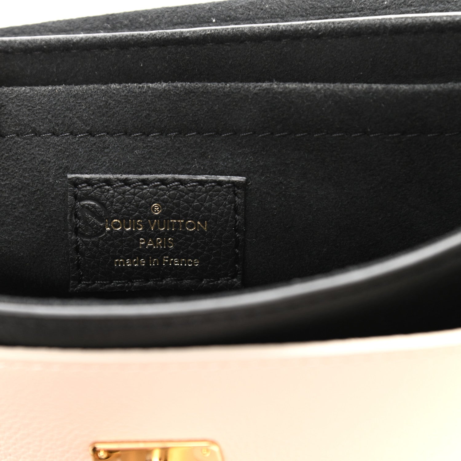 Louis Vuitton Grained Calfskin Lockme Tender Black 6 of 9