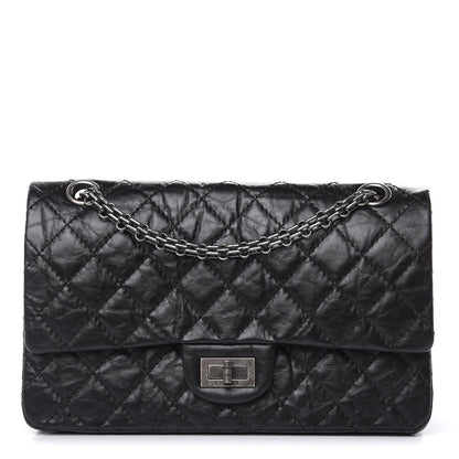 Chanel Aged Calfskin Quilted 2.55 Reissue 225 Flap Black 1 of 10