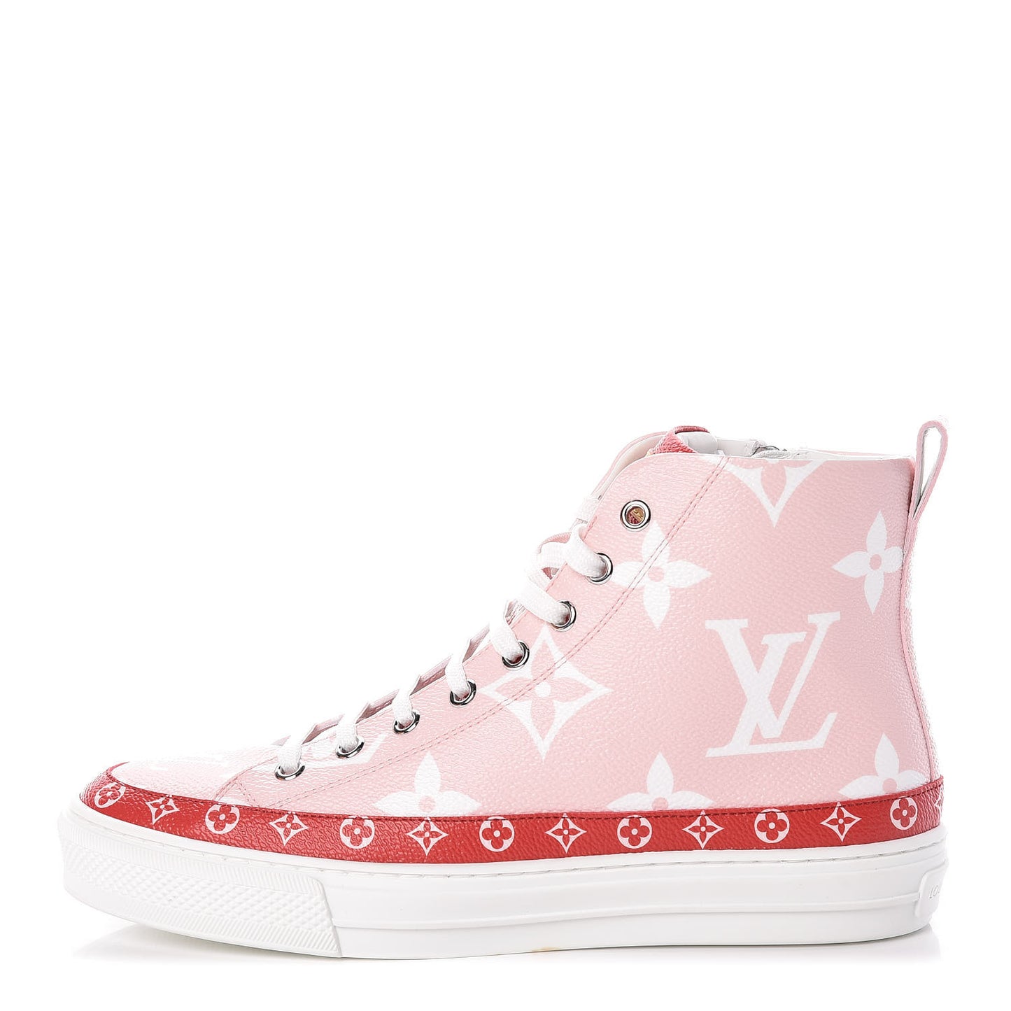Monogram Giant Stellar Sneaker Boots 37.5 Rose Rouge
