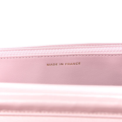 Chanel Caviar Quilted Coco Candy Wallet On Chain WOC Light Pink 9 of 12