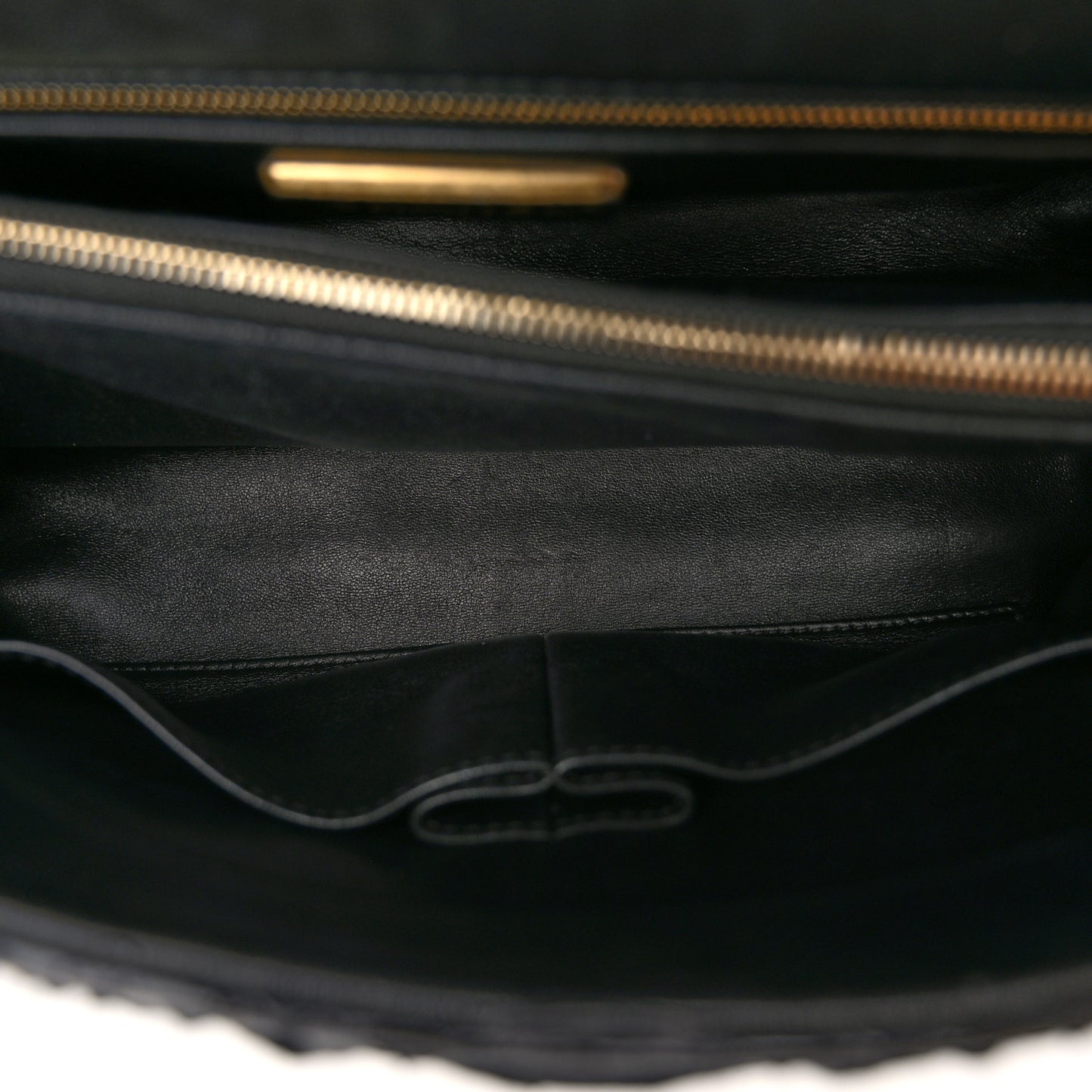 Snakeskin Small Coco Handle Flap Black