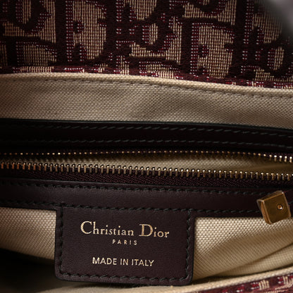 Christian Dior Oblique Saddle Bag Burgundy 6 of 10