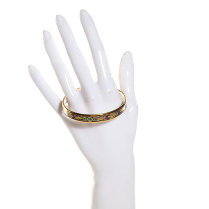 Hermes Narrow Enamel Printed Bracelet 62 2 of 5