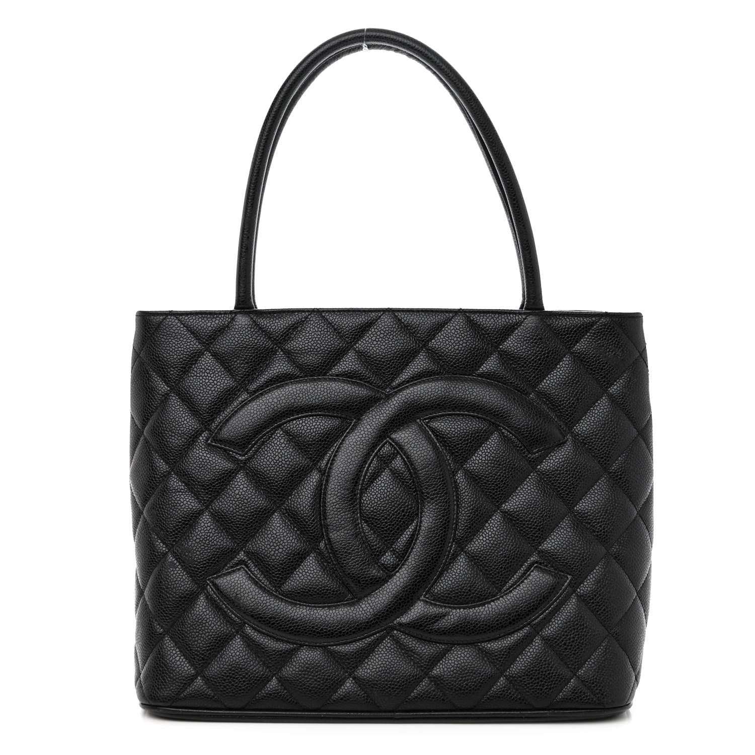 Chanel Caviar Quilted Medallion Tote Black 1 of 10