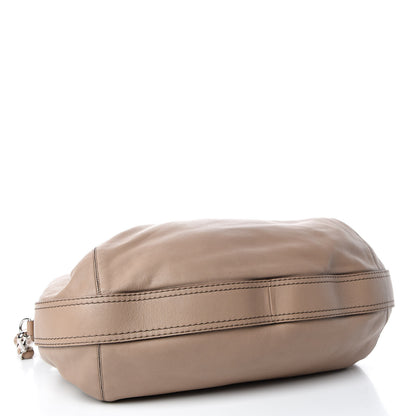 Loewe Calfskin Logo Shoulder Bag Mink 5 of 9