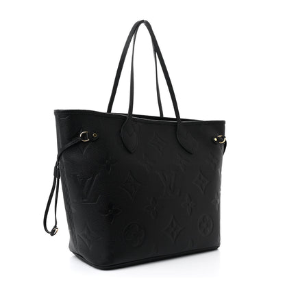 Louis Vuitton Empreinte Monogram Giant Neverfull MM Black 4 of 11