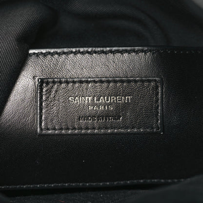 Saint Laurent Calfskin Small Y Studs Bucket Bag Black 6 of 8