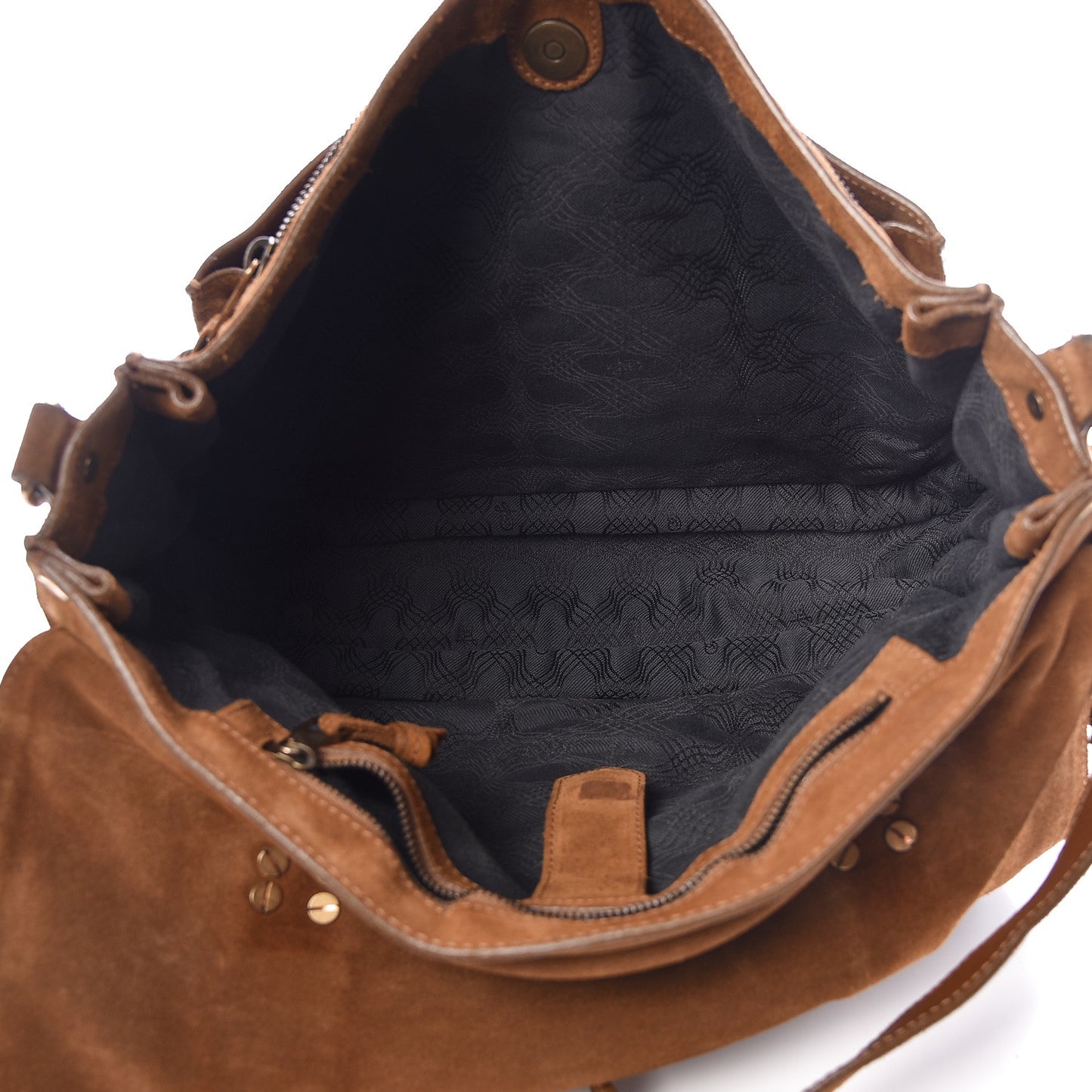Suede Large PS1 Satchel Tobacco