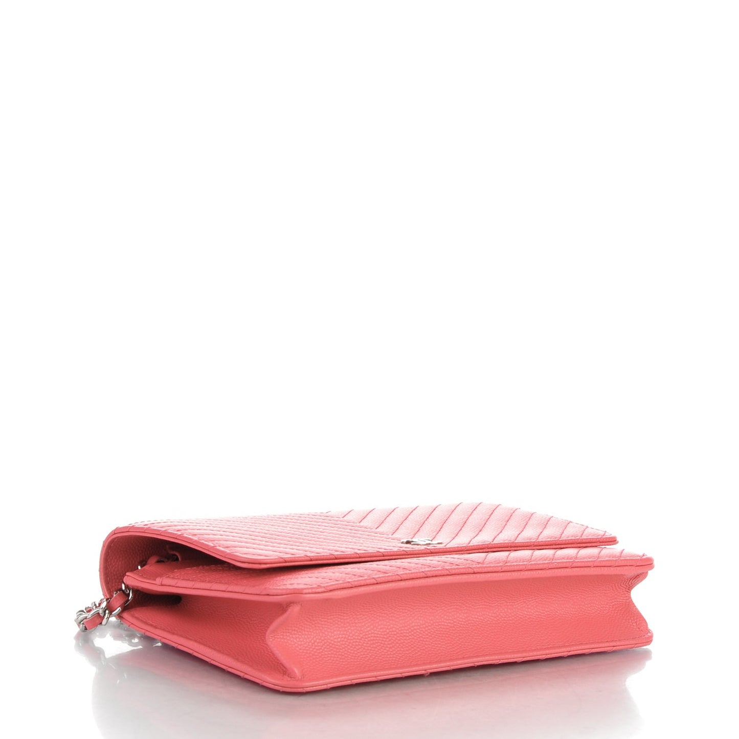 Caviar Chevron Wallet On Chain WOC Pink