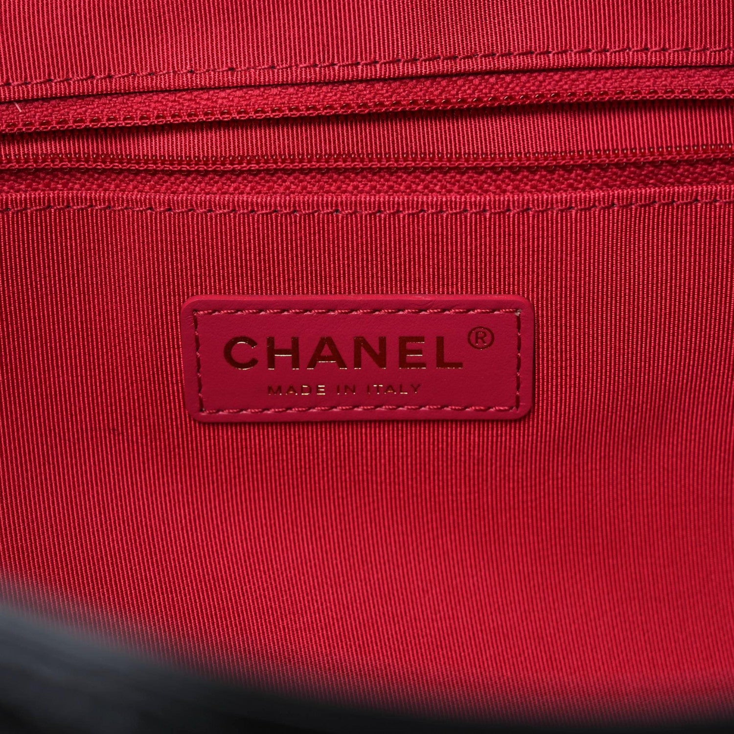 Chanel Shiny Aged Calfskin Quilted Large Shopping Bag Black 6 of 12