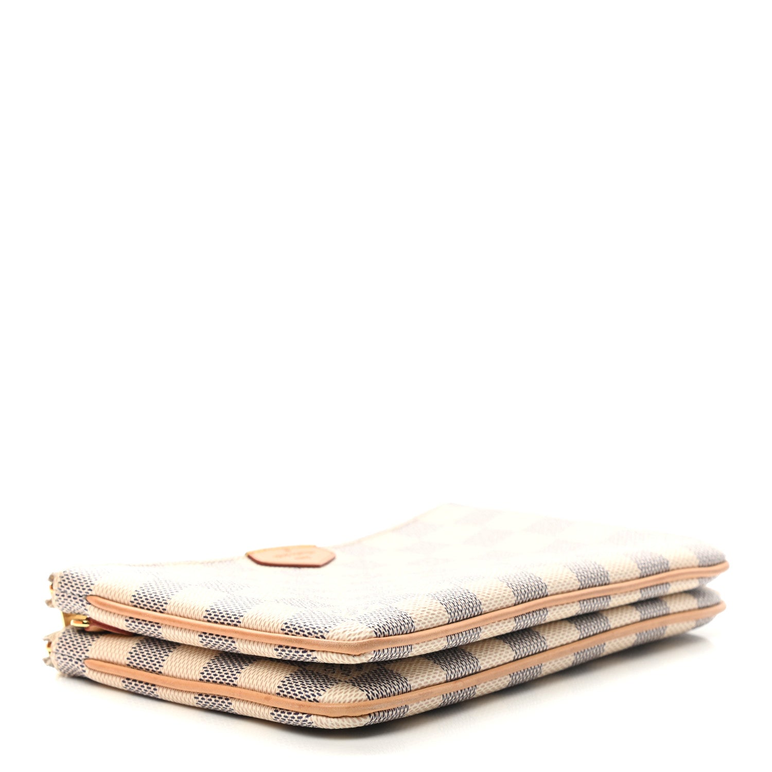 Louis Vuitton Damier Azur Double Zip Pochette 3 of 8