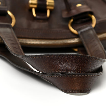Saint Laurent Calfskin Oversized Muse Dark Brown 29 of 29
