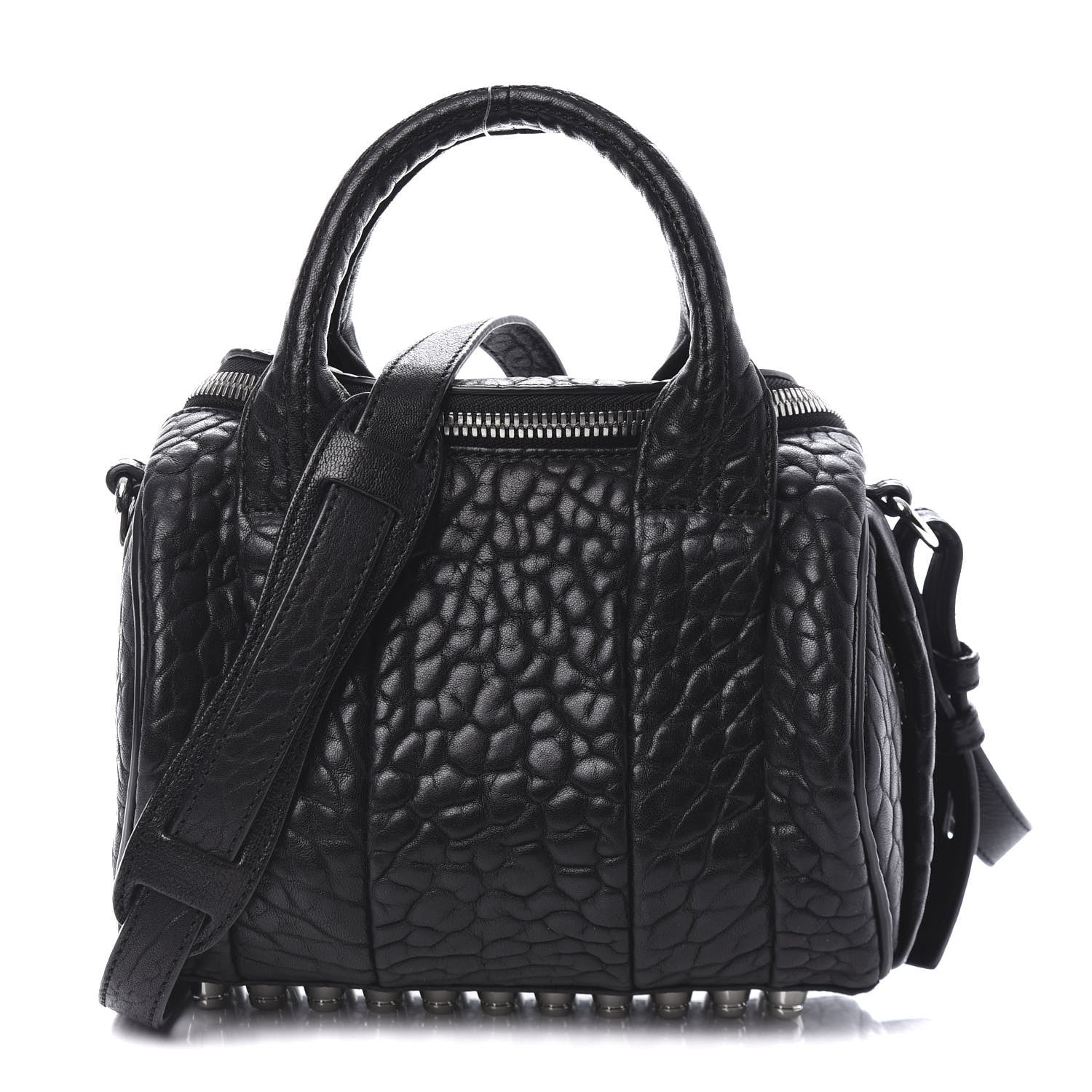 Alexander Wang Pebbled Lambskin Mini Rockie Black Rhodium Hardware 1 of 9