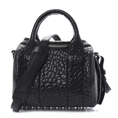 Alexander Wang Pebbled Lambskin Mini Rockie Black Rhodium Hardware 1 of 9